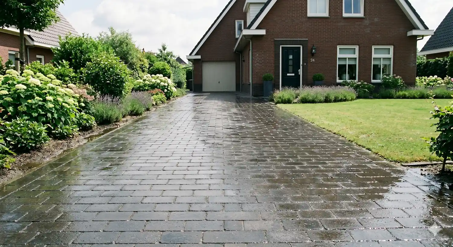 Hogedrukreiniging door TT Hovenierswerken